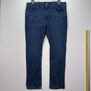 Paige Jeans Mens 38 Blue Dark Wash Federal Slim Straight Clarington M655E10-3924